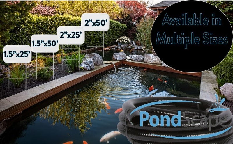 Pondscape Flexible PVC Pipe for Pond, Waterfall, Pool and Spa Hose Flexpipe (1.5-inch x 25-feet) - Image 3